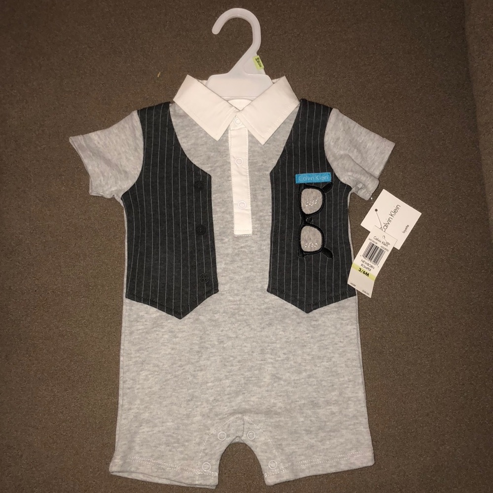 NWT Calvin Klein baby romper